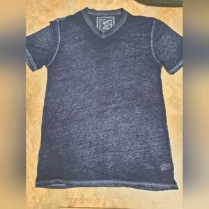 Unisex v-neck T-Shirt, rich dark blue, never worn, like new.